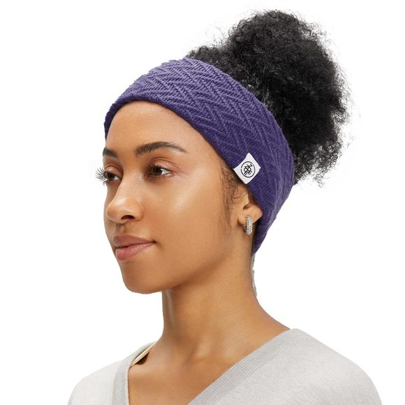 Cashmere Ear Warmer Headband Spring Winter Running Yoga Pilate Skiing Riding🐧